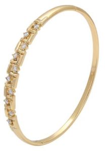 Gleaming Gold Woman Bracelet