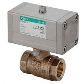 Ckd Air Operated 2-port Ball Valve For Steam With Compact Rotary Valve Model No.csb,csbf