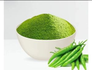 Raw Green Chilli Powder, Certification : FSSAI Certified For Cooking