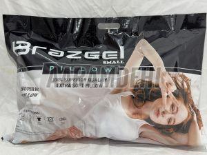 Brazeel Small Satin Pillow, Color : White 16x26 Inch, Technics : Machine Made