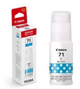 Canon 71 Cyan Small Inkjet Ink Bottle 40ML