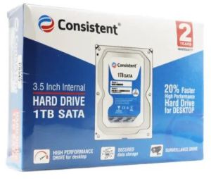 Consistent 1TB Desktop SATA Pullout Internal Hard Disk