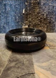 Granite Black Stone Wash Basin