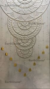 Marble Carving For Pooja Room Back Wall