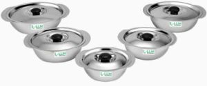 Stainless Steel Salad Bowl Set For Hotels, Restaurent, Home