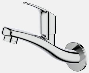 Dowel  Bib Cock Long Body With Wall Flange