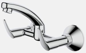 Dowel Sink Mixer With Wall Flange (Wall Mounted)