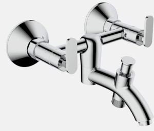 Murano Wall Mixer With Hand Shower Arrangement And Wall Flange