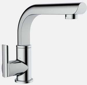 Sink Cock With Swinging Spout Table Mounted For Bathroom