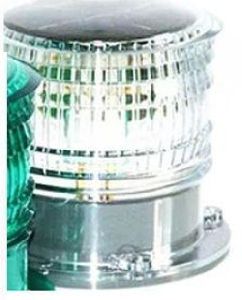 Acrylic 2NM White Marine Solar Navigation Light