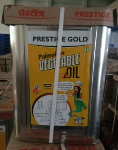 Prestige Palmolein Vegetable Oil, Packaging Size : 15 Ltr. For Cooking