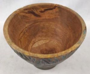 6x6x4.5 Inch Wooden Bowl