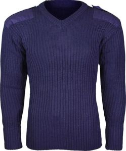 Jagan Sons Plain Wool Army Pullover Sweater, Size : All Sizes