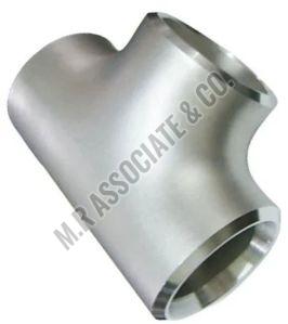 Polished Mild Steel Reducing Tee, Color : Silver, Dimension : 200-300mm For Pipe Fitting