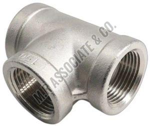 Stainless Steel Threaded Tee, Technics : Hot Rolled For Pipe Fitting