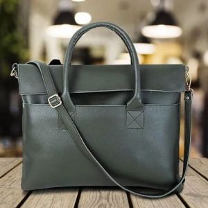 Plain Ladies Office Bag, Color : Black