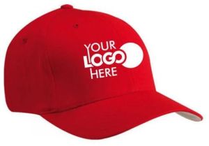 Printed Polyester Promotional Cap, Color : Red