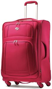 Plain Polyester Travel Trolley Bag, Color : Pink, Inner Material : Rayon