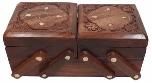 Stylish Sheesham Wood Jewellery Box For Keeping Jewelry