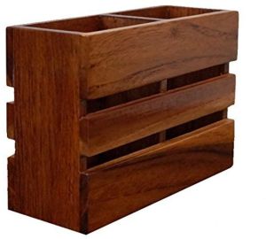 Polished Wooden Multipurpose Rack, Color : Brown