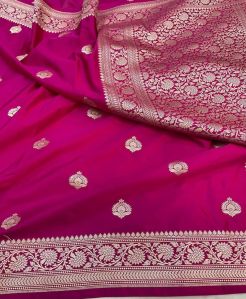 Costumize Body Designed Sulk Banarasi Mashru Silk Saree, Color : Multicolor