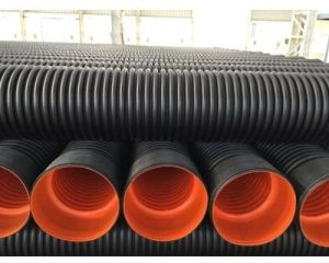 Mycorr HDPE Dwc Pipe, Color : Black / Orange / Black, Length : 6 Meter