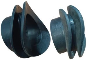 Mycorr Pipe Rubber Grommet, Color : Black