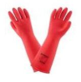 Latex Plain Electrical Gloves, Color : Red, Length : 10-15 Inches, Certificate : Ce Certified