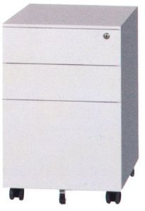 Powder Coating Wooden Office Pedestal Drawer, Shape : Rectangular