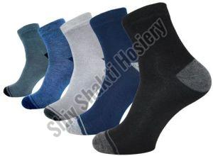 Mens Plain Cotton Socks, Technics : Machine Made