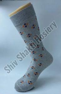 Mens Printed Cotton Socks, Technics : Machine Made