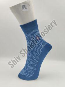 Mens Printed Midcalf Cotton Socks, Technics : Machine Made