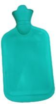 Plain Rubber Hot Water Bottle, Color : Sea Green, Packaging Type : Paper Box