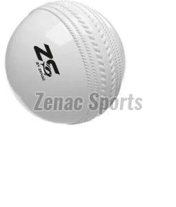 Plain Leather Cricket Ball, Color : White