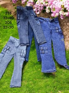 Polyester Knitted Jeans