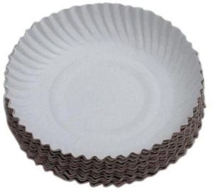 Disposable Plain Paper Plate Multisizes