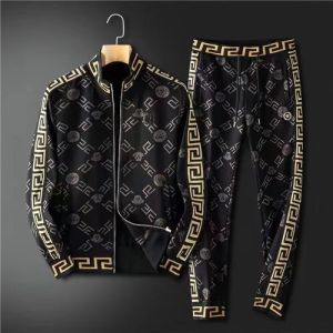 Men Cotton Printed Slim Fit Track Suit