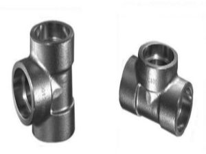 Threaded Metal Forged Pipe Tee, Color : Grey, Certification : Isi Certified