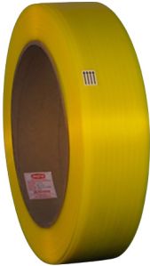 Plain Polypropylene Strap Roll, Color : Yellow, Technics : Machine Made