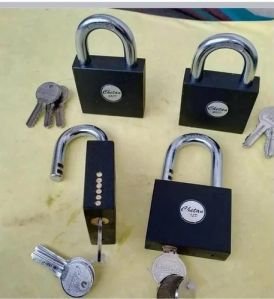 Polished Iron Chetan Strong Padlock, Color : Black For Door