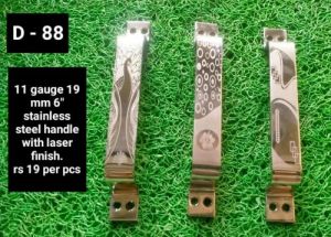 Polished Stainless Steel Carved Handles, Color : Light Brown 6 Inch For Suitable Main Doors