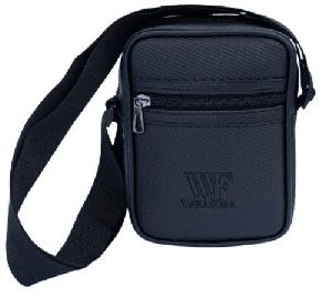 Willfull PVC Side Bag, Color : Black, Closure Type : Zipper