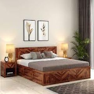 Wooden Double Bed