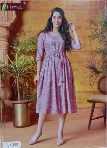 Mixed Cotton Kurtis, Color : Multicolor A Line, Achkan, Regular, Gender : Female