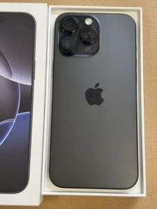 New 16 Pro Max 256gb Space Black Apple Iphone