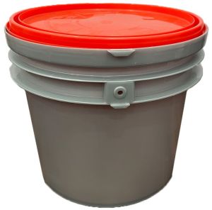 Plain 7kg HDPE Grease Bucket, Color : Multicolor