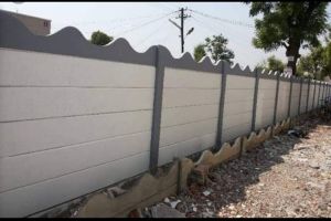 Polished Cement Plain Boundary Wall, Color : Brown For Construction