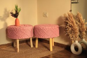 Macrame Ottoman