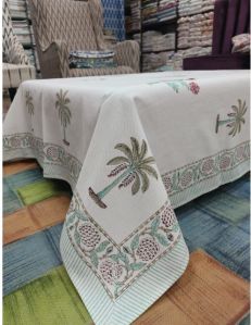 Handmade Block Print Table Cover