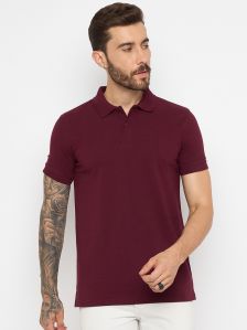 Polo 100% Cotton Regular Collar Solid T Shirts, Sleeves Type : Half Sleeves, Gender : Men